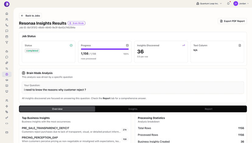 Deep Customer Insights